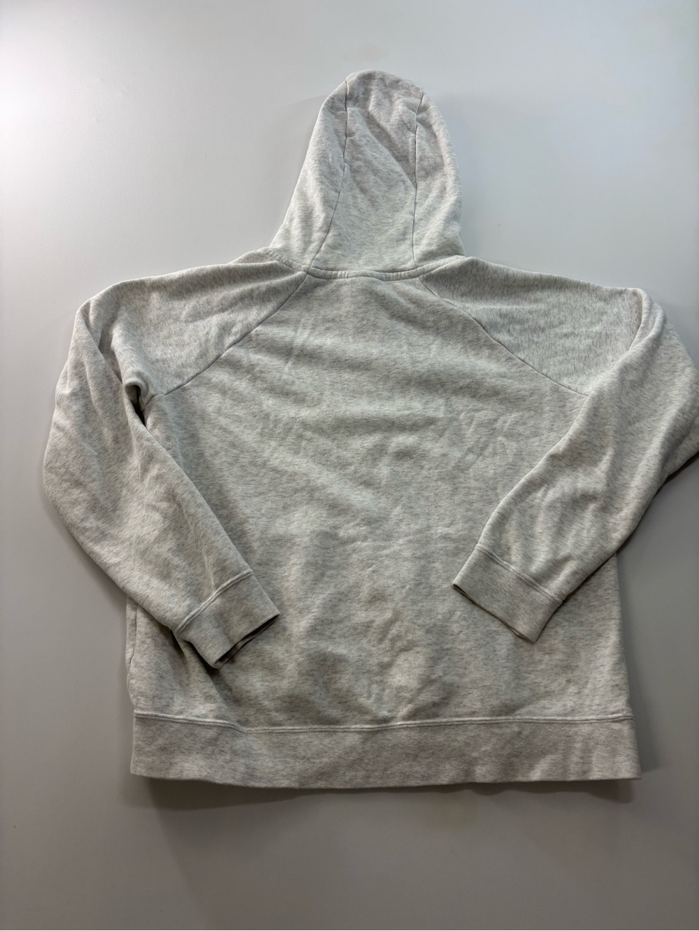 Nike‎ Sportswear Rally Fleece Hoodie Womens Size Medium Light Grey Sweatshirt - Picture 2 of 7